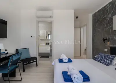 Vila 260 m², Šmrika - bazen i panoramski pogled na more - 12