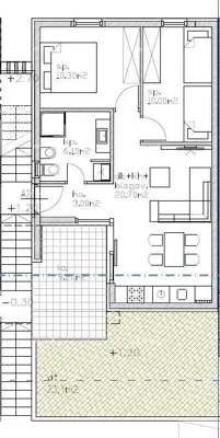 Wohnung 72 m², Lovrečica - Garten und Stellplatz - 2