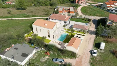 Građevinsko zemljište, Kaštel - pravomoćna dozvola za kuću s bazenom - 6