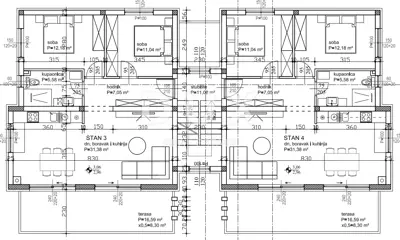 Apartment 78 m², Sukošan - 2 bedrooms, sea view - 2