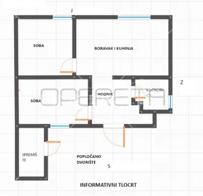 Stan 55 m², Jarun, Trešnjevka - Jug, terasa i vrt - 15