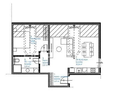 Stan 57,6 m² s garažom, novogradnja, Cavtat - 20