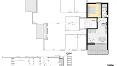 Pag, Mandre, luksuzna novogradnja prvi red do mora, NKP 48,84 m², stan - 5