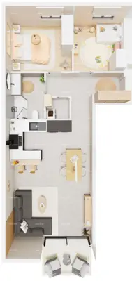 Wohnung 71.5 m², Vabriga - 2 Schlafzimmer und Terrasse - 15