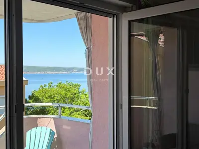 Wohnung 87 m², Crikvenica - 50 m vom Strand entfernt, Balkon mit Meerblick