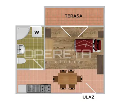 Wohnung 39 m², Poreč - 400 m bis zum Strand - 9