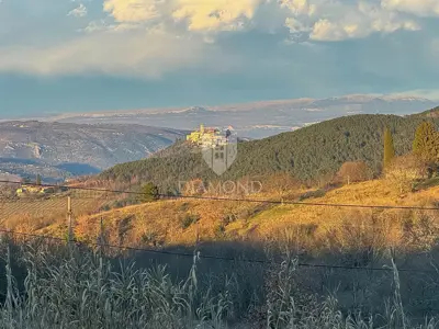Building plot in Motovun, panoramic views and peace