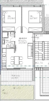 Apartment 67 m², Umag - 2 Parkplätze und Abstellraum - 2