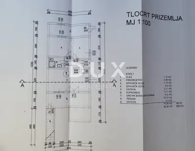 Haus 250 m², Vrsi - 4 Wohnungen und 3 Terrassen - 15