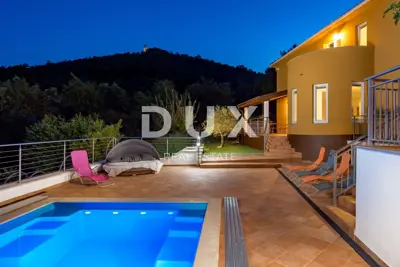 Opatija, Veprinac, freistehende Villa, 200 m², Pool, Spielplatz, Blick - 7