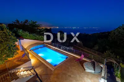 Opatija, Veprinac, freistehende Villa, 200 m², Pool, Spielplatz, Blick - 5