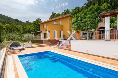 Opatija, Veprinac, freistehende Villa, 200 m², Pool, Spielplatz, Blick - 3