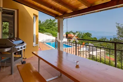 Opatija, Veprinac, freistehende Villa, 200 m², Pool, Spielplatz, Blick - 15