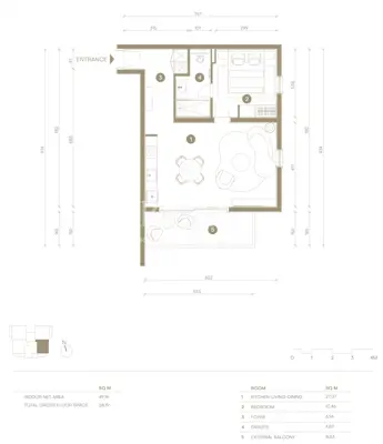 Apartment 49 m², Novi Vinodolski - second row to the sea - 11