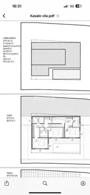 ČIOVO, Građevinsko zemljište (451 m²)sa građevinskom dozvolom za villu, - 2