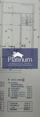 Haus 84 m², Kavran - Terrasse und Parkplatz - 16
