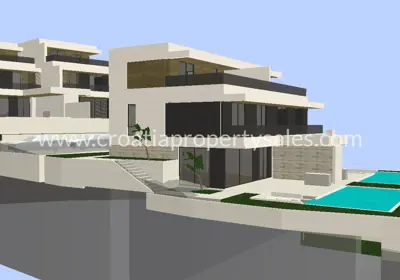 Vila 223 m², Šibenik - pogled na more i bazen - 10