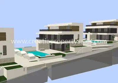 Vila 223 m², Šibenik - pogled na more i bazen - 2