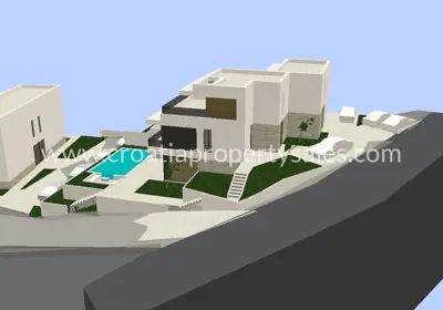 Vila 223 m², Šibenik - pogled na more i bazen - 3