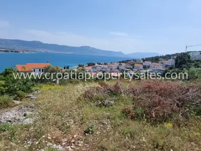 Građevinsko zemljište, Trogir - Čiovo, otvoren pogled na more