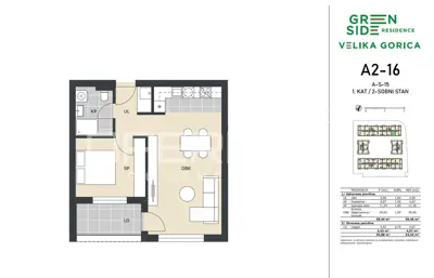 PRODAJA, VELIKA GORICA – NOVOGRADNJA | 2-SOBNI STAN 55m² S LOGGIJOM - 6