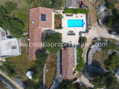 Haus, Rogoznica, rustikalisch eingerichtetes Anwesen mit Pool - 8