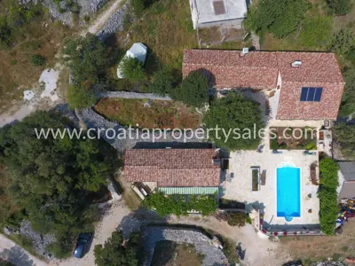 Haus, Rogoznica, rustikalisch eingerichtetes Anwesen mit Pool - 10