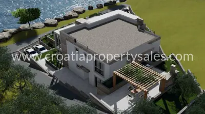 Baugrundstück 1.200 m², Šolta - erste Reihe zum Meer - 2