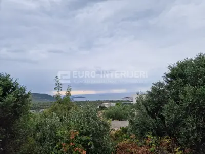 Građevinsko zemljište, Primošten Burnji - pogled na more i dozvola