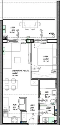 Apartment for sale in Globetka, 46,3 m² - 6