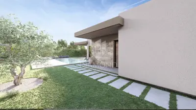 Kuća 143 m², Labin - novoizgrađena prizemnica s bazenom - 10