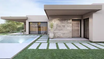 Kuća 143 m², Labin - novoizgrađena prizemnica s bazenom - 13