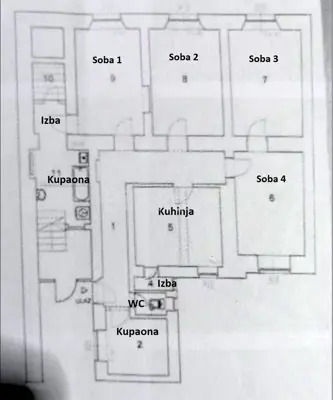 Zu verkaufen, Zagreb, Donji grad, Vierzimmerwohnung - 15
