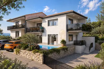 Apartment 89 m², Vrbnik auf der Insel Krk - Meerblick - 7