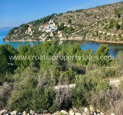 Landwirtschaftsfläche, Otok Brač - oberhalb der Bucht, 40 m vom Meer - 2