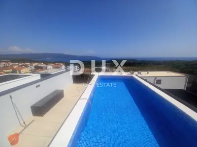 Penthouse 270 m², Krk - pool and panoramic view - 10
