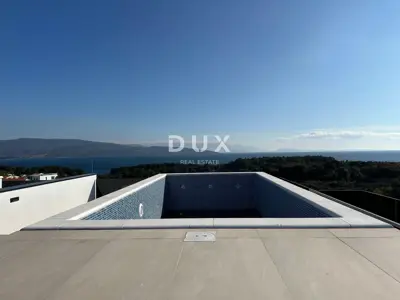 Penthouse 270 m², Krk - pool and panoramic view - 4
