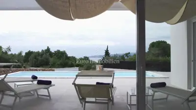 Erdgeschosshaus mit Pool und Meerblick - Umgebung von Krk - 2