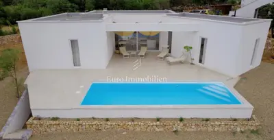 Erdgeschosshaus mit Pool und Meerblick - Umgebung von Krk - 5