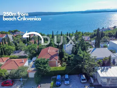 CRIKVENICA, DRAMALJ - rustikale Villa mit römischem Garten nur 250 Meter vom Strand