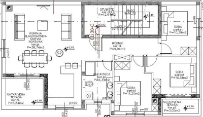 Wohnung S2, Valdebek Pula, 1. Stock und 3 Schlafzimmer - 2