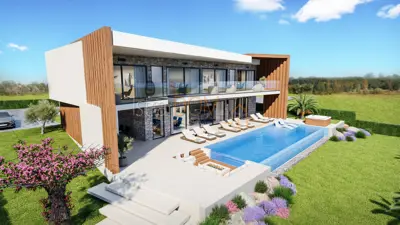 Građevinsko zemljište 1.011 m², Kaštelir - pogled na more - 7