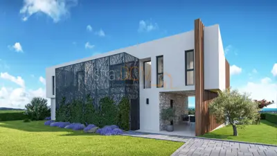 Građevinsko zemljište 1.011 m², Kaštelir - pogled na more - 12