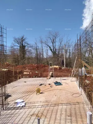 Prodaja građevinskog zemljišta sa započetom gradnjom, pogled na Motovun - 4