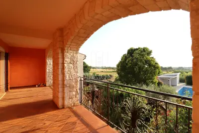 Steinvilla in Poreč, Meerblick und Pool - 11