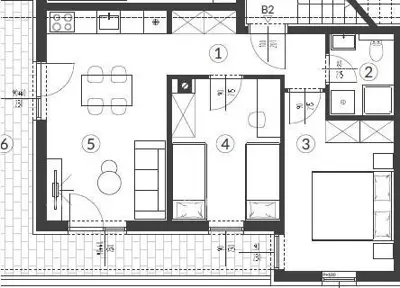 Prodaja stanova u novom projektu, Pula! B2 Šikići periferija grada. 8 km do centra Medulina. - 7