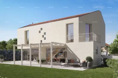 Building land for sale, 313 m², with project and valid building permit, Funtana