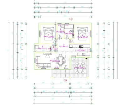 Baugrundstück 534 m², Pićan - Infrastruktur auf dem Grundstück - 7