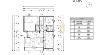 Stan 95 m², Crikvenica - Hrusta, pogled na more i garaža - 3