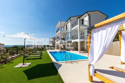 Vila 177 m², Labin - panoramski pogled na more - 2